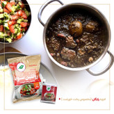 پروتئین سویا مخصوص پخت خورشت جمع - 80 گرم بسته 4 عددی